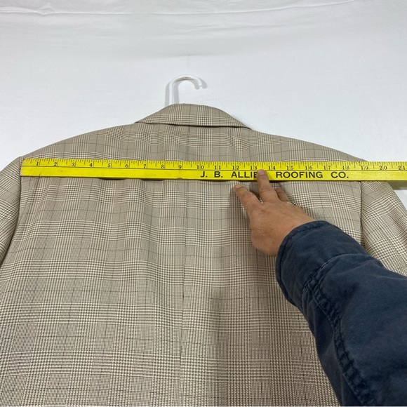 Walter Pyes Jacket Silk Wool Sports Jacket Sports Coat Tan 42R 2 Button … - Picture 8 of 10